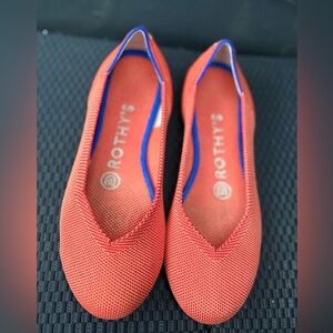 Rothy's Vibrant orange/coral The Flat
